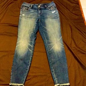 Inc skinny leg curvy fit jeans